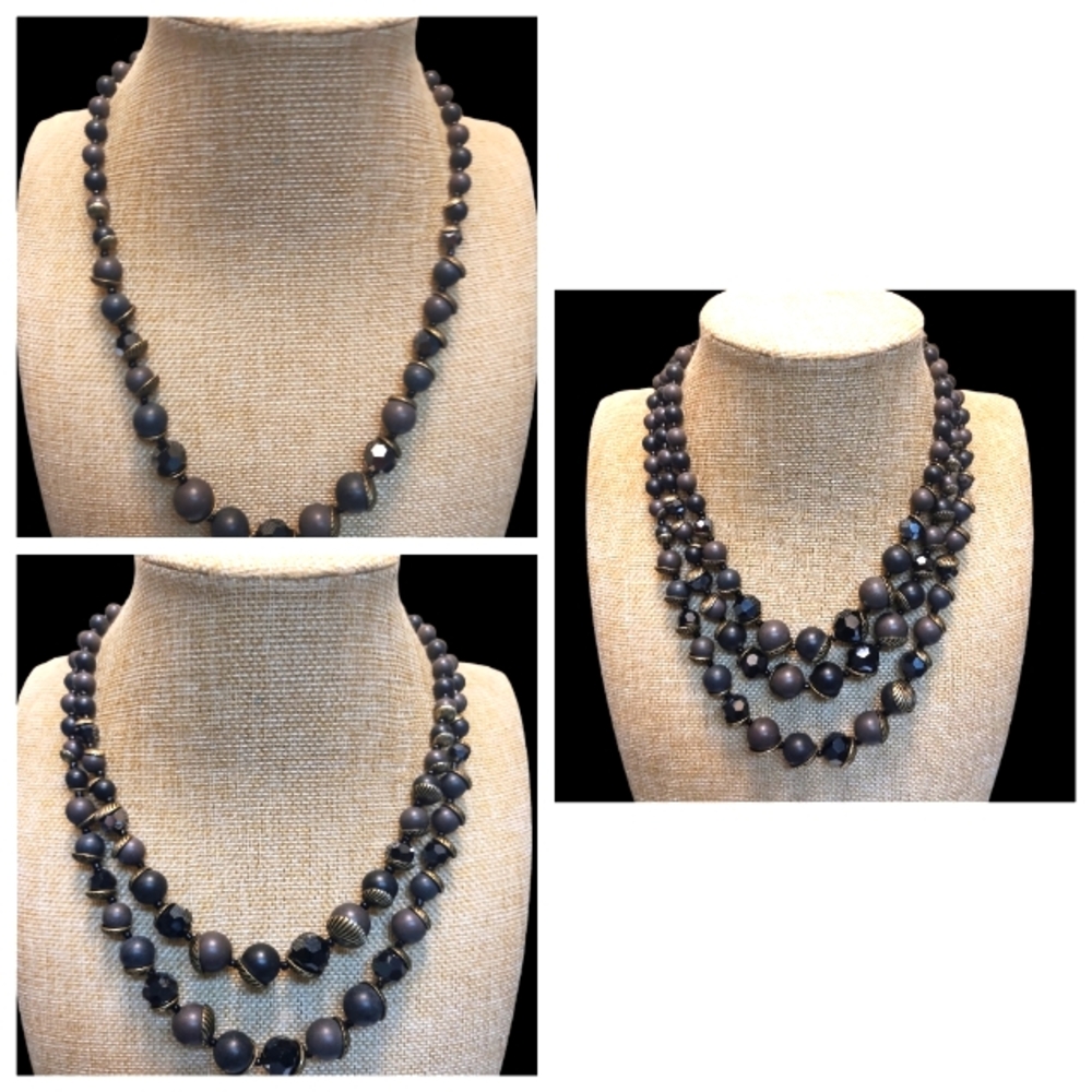 Premier Designs Necklace CROWD PLEASER 3 In 1 Necklace New In Bag